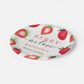 ベリー・イン・ラブ スターベリー ブライダルシャワー ペーパープレート (アングル)