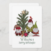 ベリー・クリスマスをお願い!格言 シーズンカード (正面/裏面)