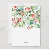 ベリー&グリーンリースチャルクボードハッピークワンザ シーズンカード (裏面)