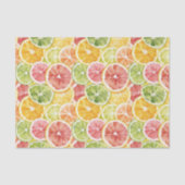 ベリー グリーン ライム オレンジ ピンク フルーツ ブライダル シャワー 薄葉紙 (正面)