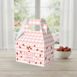 ベリー スイート ストロベリー 1歳の誕生日パーティーのギフト フェイバーボックス