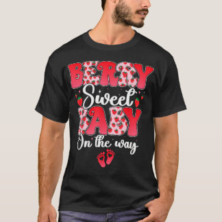 ベリー スイート ベイビー オン ザ ウェイ ストロベリー マタニティ Tシャツ