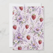 ベリー スイート ベビーシャワー 招待状 (裏面)