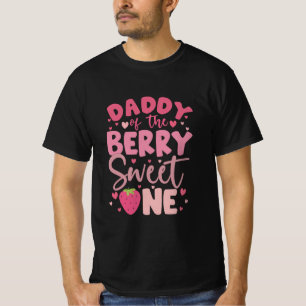ベリー・スイート・ワンのパパ ストロベリー 誕生日 Tシャツ