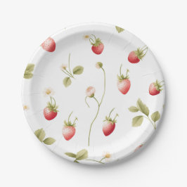ベリー スウィート イチゴの紙皿 ペーパープレート