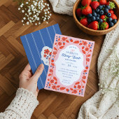 ベリー スウィート イチゴ ブルーベリー & ブルームズ 招待状