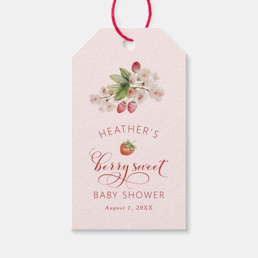 ベリー スウィート サンクス ギフトタグ (正面)