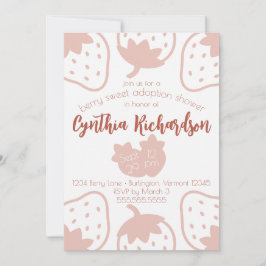 "ベリー スウィート" スタベリーチャイルド アダプション シャワー 招待状