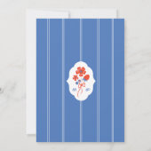 ベリー スウィート ストロベリーズ、ブルーベリーズ＆ブルームズ 招待状 (裏面)