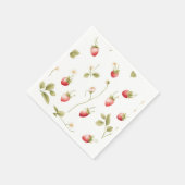 ベリー スウィート ストロベリー ブライダル シャワー ペーパーナプキン スタンダードカクテルナプキン (角)