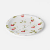 ベリー スウィート ストロベリー ペーパー プレート (アングル)