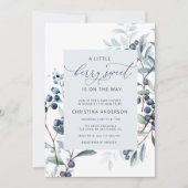 ベリー スウィート ベイビー オン ザ ウェイ ベイビー シャワー 招待状 (正面)