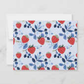 ベリー スウィート ベイビー ビンゴ 招待状 (裏面)