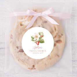 ベリー スウィート レッド イチゴ ブライダル シャワー ステッカー