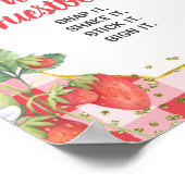 ベリー スウィート 水彩 イチゴ 写真 ゲストブック (角)