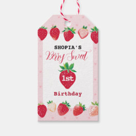 ベリー スウィート 1歳の誕生日 ギフトタグ