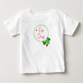ベリー スウィート “I’m One” 1歳の誕生日 ベビーTシャツ (正面)