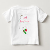 ベリー スウィート “I’m One” 1歳の誕生日 ベビーTシャツ (裏面)