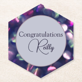 ベリー スパークル カスタマイズ可能ペーパーコースター ペーパーコースター