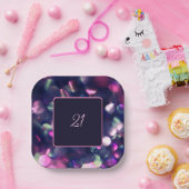 ベリー スパークル 紙皿 (パーティー)