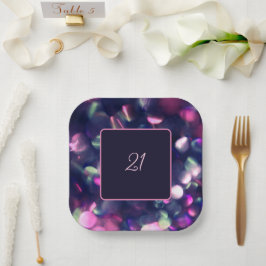 ベリー スパークル 紙皿