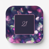 ベリー スパークル 紙皿 (正面)