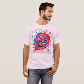 ベリー・スプラッシュ: カラーバースト Tシャツ (正面フル)