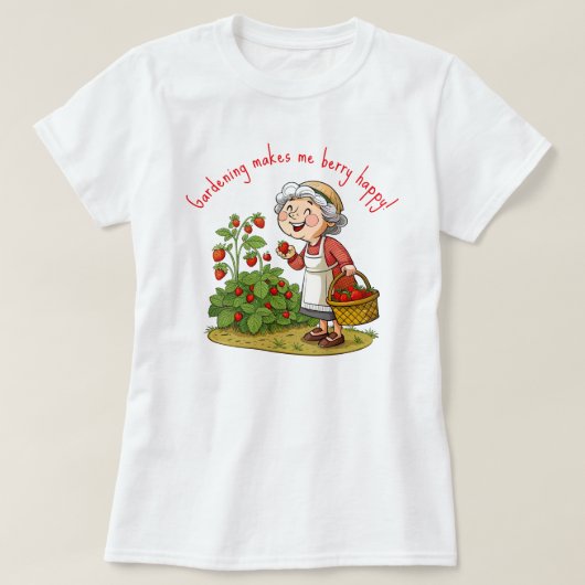 ベリー ハッピー ガーデナー Tシャツ (デザイン正面)