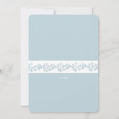 ベリー バンド フォト 出生発表 案内状 (裏面)