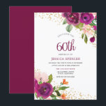 ベリー ビューティー 60歳の誕生日パーティー招待状 招待状<br><div class="desc">ベリー ビューティー 60歳の誕生日パーティー招待状

ニッチ アンド ネスト ストアでコレクションをチェック</div>