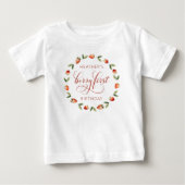 ベリー・ファーストバースデー ベビーTシャツ (正面)