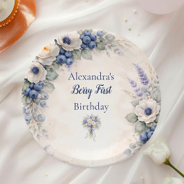 ベリー・ファースト・ストーリーブックガーデン 1歳の誕生日 ペーパープレート