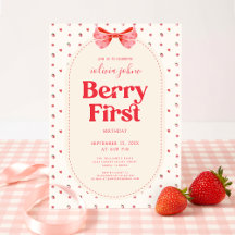 ベリー ファースト バースデー ピンク コケット 1歳の誕生日