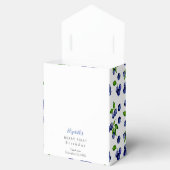 ベリー ファースト バースデー 水彩 ブルーベリー かわいい フェイバーボックス (オープン)