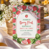ベリー ファースト バースデー 1歳のベリー バースデー ご招待 招待状