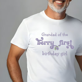 ベリー・ファースト・フェアリーの初お誕生日のおじいちゃん Tシャツ
