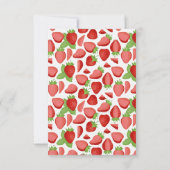 ベリー ファースト 誕生日招待状 招待状 (裏面)