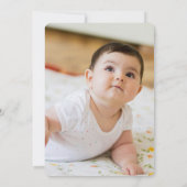 ベリー ファースト 1歳の誕生日 写真招待状 招待状 (裏面)