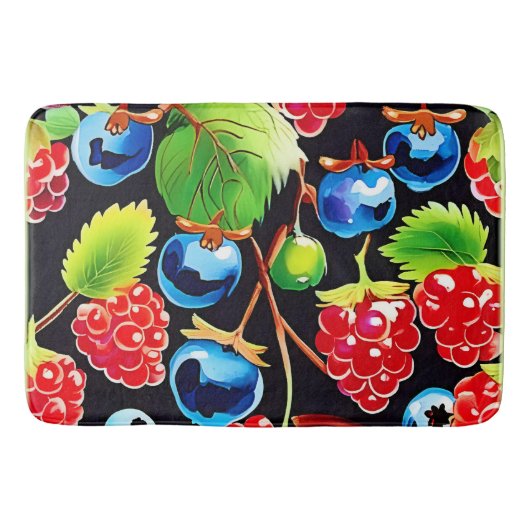 ベリー・フル・デライト・アート バスマット (正面)