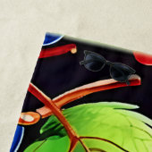 ベリー・フル・デライト・アート ビーチタオル (インサイチュ)