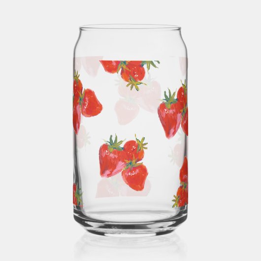 ベリー ブリス ドリンクウェア セット 🍓 ガラス缶 (正面)
