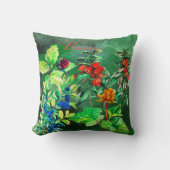 ベリー、ブルーベリー、クラウデリー、リンゴンベリースロー クッション (正面)