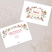 ベリー ベスト フレンド ストロベリー バレンタインデー シーズンカード