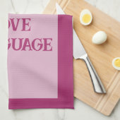 ベリー – ホワイトキッチンタオル キッチンタオル (四つ折り)