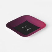 ベリー ミニマリスト オーダーメイド 紙皿 (傾斜あり)