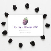 ベリー – 赤ちゃんシャワーどのように大きいママの腹 エンクロージャーカード