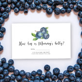 ベリー – 赤ちゃんシャワーどのように大きいママの腹 エンクロージャーカード