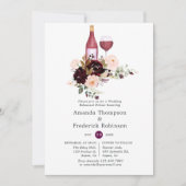 ベリー&赤面フローラワインテイスティングリハーサルディナー 招待状 (正面)