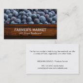 ベリー/農家市場 名刺 (正面/裏面)
