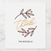 ベリ感謝していーグマリーアクリルタンブラーワインラベル ワインラベル (シングルラベル)